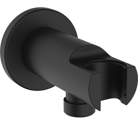 Выход для шланга IDDIS с держателем для лейки, черный 003BL01i62