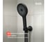 Выход для шланга IDDIS с держателем для лейки, черный, , 003BL01i62 2