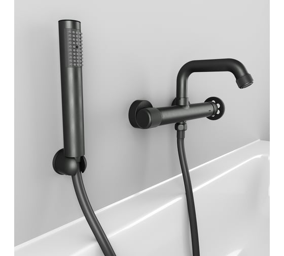 Смеситель для ванны IDDIS Grange графит GRAGMR2i02