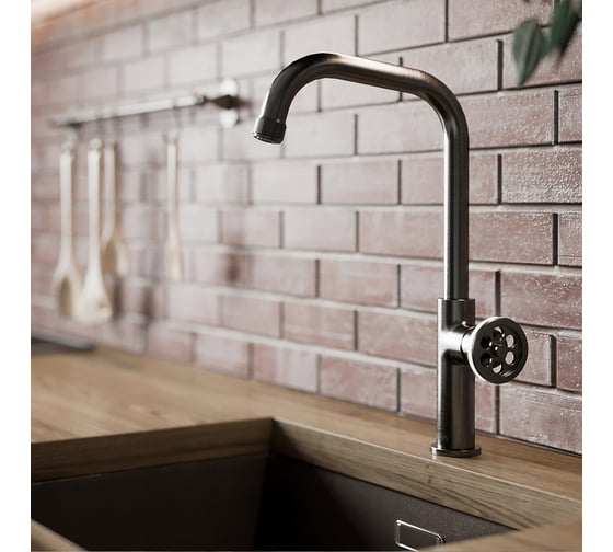 Смеситель для кухни IDDIS Grange графит GRAGM00i05
