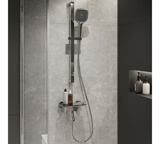Смеситель для ванны IDDIS Shelfy с управлением Push Control SHESBBTi02WA