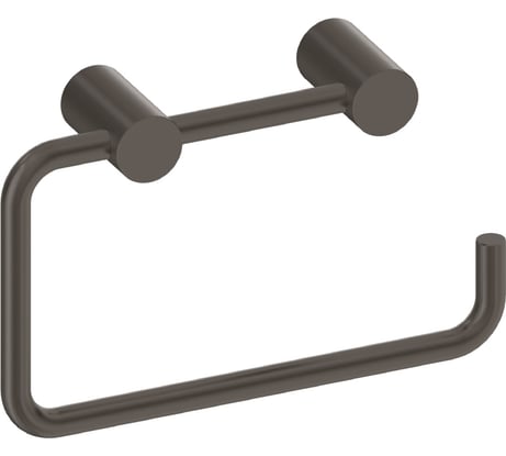 Держатель для туалетной бумаги IDDIS Petite без крышки, сплав металлов, графит PETGM00i43