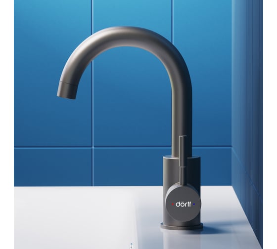Смеситель для умывальника Dorff Logic поворотный D3002101SS