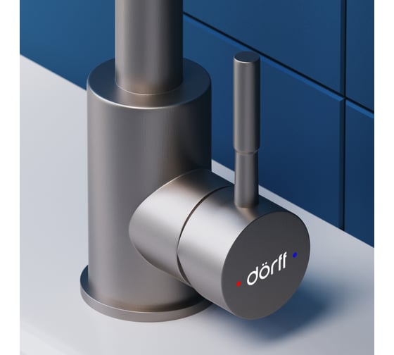 Смеситель для умывальника Dorff Logic поворотный D3002101SS