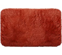 Коврик для ванной и спальни Raindrops Fluffy кирпичный 50х80 RD157