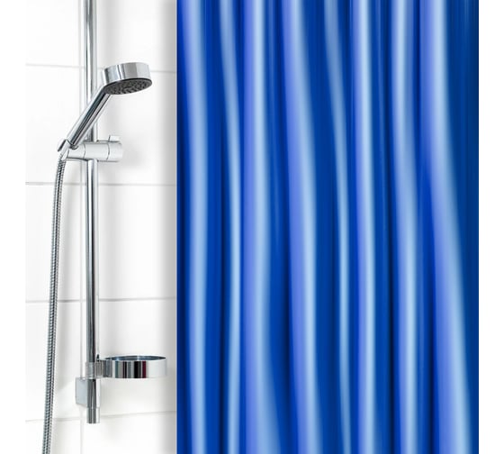 Штора для ванной комнаты VILINA MIRAGE 180x180 см, синяя 7070-blue
