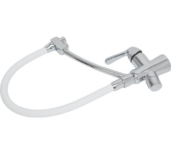 Смеситель для кухни Lemark Comfort с подключением к фильтру с питьевой водой LM3070C-White