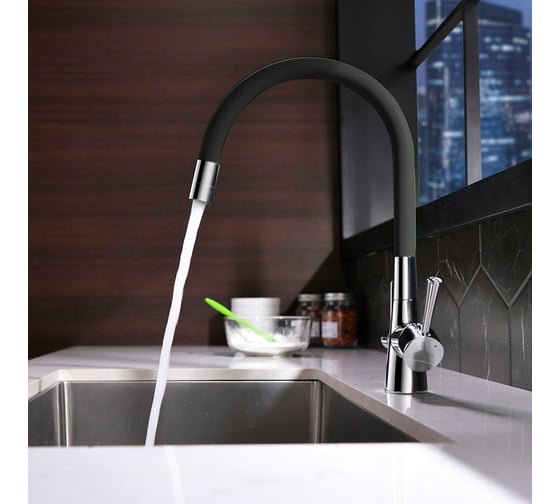 Смеситель для кухни Lemark Comfort с подключением к фильтру с питьевой водой LM3075C