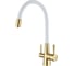 Смеситель для кухни Lemark Comfort с подключением к фильтру с питьевой водой LM3075G-White 1
