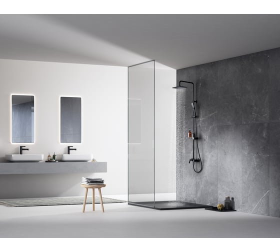 Смеситель для ванны и душа Lemark Tropic LM7002BL