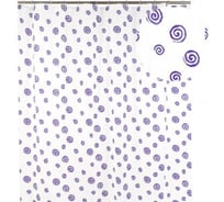 Штора для ванной Аквалиния Завитки 1.8х1.8 м 09.003-12