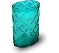 Стакан для зубных щеток Аквалиния Хрусталь пластик, изумруд PS0116CA-TB