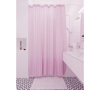 Штора для ванной Аквалиния Розовая 09.023А-04