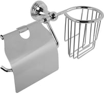 Держатель для туалетной бумаги с корзиной Аквалиния  5400 5445