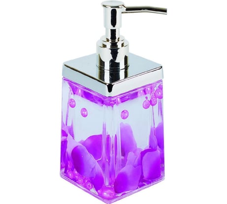 Дозатор для жидкого мыла Аквалиния Фиолетовые лепестки A8825_W46