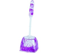 Ершик для унитаза Аквалиния Фиолетовые лепестки A8762S-1_W46