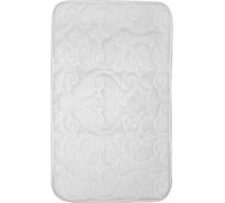 Коврик для ванной Аквалиния Ажур белый 45х75 сантиметр А-16