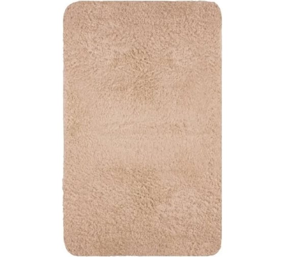Коврик для ванной и спальни Аквалиния Woolly кремовый, 50x80 5080