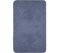 Коврик для ванной и спальни Аквалиния Woolly голубой, 50х80 5084