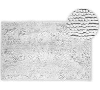 Коврик для ванной Аквалиния микрофибра, белый, 50х80 МБ1