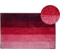 Коврик для ванной Аквалиния Полоска микрофибра, розовый, 50х80 35317-5