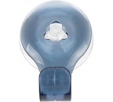 Пластиковый крючок Аквалиния на присоске голубой W6948B