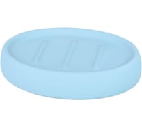 Керамическая мыльница Аквалиния Soft голубая B4333A-4B