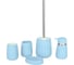 Керамическая мыльница Аквалиния Soft голубая B4333A-4B 2