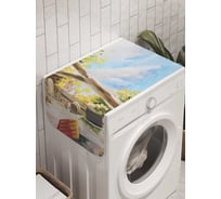 Органайзер для хранения Ambesonne "Дача у моря" на стиральную машину, 45x120 см, cwm_9258