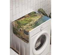 Органайзер для хранения Ambesonne "Вилла на обрыве" на стиральную машину, 45x120 см, cwm_9262
