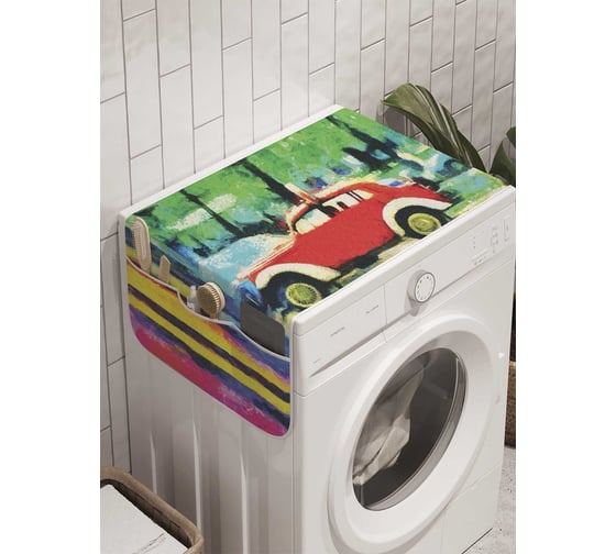 Органайзер для хранения Ambesonne "Выход в зиму" на стиральную машину, 45x120 см, cwm_9255 1