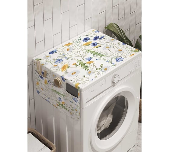 Органайзер для хранения Ambesonne "Мечтательная весна" на стиральную машину, 45x120 см, cwm_8804 1