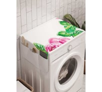 Органайзер для хранения Ambesonne "Прекрасные розы" на стиральную машину, 45x120 см, cwm_19876