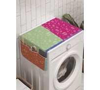 Органайзер для хранения Ambesonne "Радужная влага" на стиральную машину, 45x120 см, cwm_7956