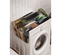 Органайзер для хранения Ambesonne "Водные процедуры" на стиральную машину, 45x120 см, cwm_21863