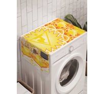 Органайзер для хранения Ambesonne "Манипура чакра" на стиральную машину, 45x120 см, cwm_18758