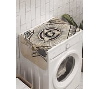 Органайзер для хранения Ambesonne "Благослови и держи" на стиральную машину, 45x120 см, cwm_7837