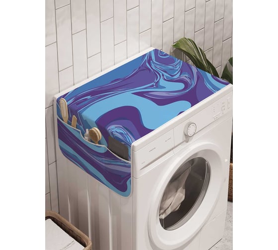 Органайзер для хранения Ambesonne "Погружение в океан" на стиральную машину, 45x120 см, cwm_207099 1