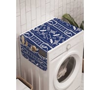 Органайзер для хранения Ambesonne "Капитанское безумие" на стиральную машину, 45x120 см, cwm_12517