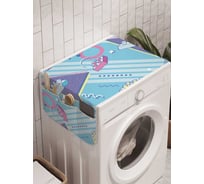 Органайзер для хранения Ambesonne "Творческая абстракция" на стиральную машину, 45x120 см, cwm_207090