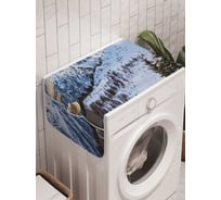 Органайзер для хранения Ambesonne "Горные склоны" на стиральную машину, 45x120 см, cwm_20416