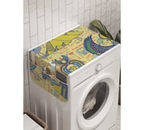 Органайзер для хранения Ambesonne "Египетское божество" на стиральную машину, 45x120 см, cwm_7856