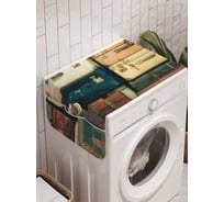 Органайзер для хранения Ambesonne "Багажный отсек" на стиральную машину, 45x120 см, cwm_13148