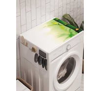 Органайзер для хранения Ambesonne "Водный бамбук" на стиральную машину, 45x120 см, cwm_21851