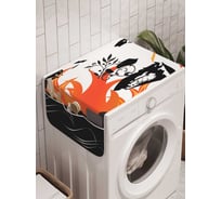 Органайзер для хранения Ambesonne "Окутывающая девушку тьма" на стиральную машину, 45x120 см, cwm_21835