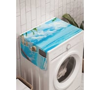 Органайзер для хранения Ambesonne "Теплый пляж" на стиральную машину, 45x120 см, cwm_12480