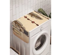 Органайзер для хранения Ambesonne "Перьевой набор" на стиральную машину, 45x120 см, cwm_26697