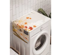 Органайзер для хранения Ambesonne "Прощание с листьями" на стиральную машину, 45x120 см, cwm_18838