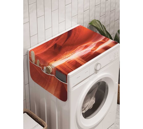 Органайзер для хранения Ambesonne "Песочная пещера" на стиральную машину, 45x120 см, cwm_14722 1