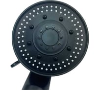 Лейка для душа со шлангом Homium Soul 04 (черная, круглая, диаметр лейки 9 см, длина шланга 133 см) FaucSoul4